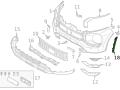 Катафот передней арки крыла перед. Mitsubishi Outlander 4 поколение 2023, 2.4 л., бензин, АКПП, 8355A119, 8355A120 - фото №9