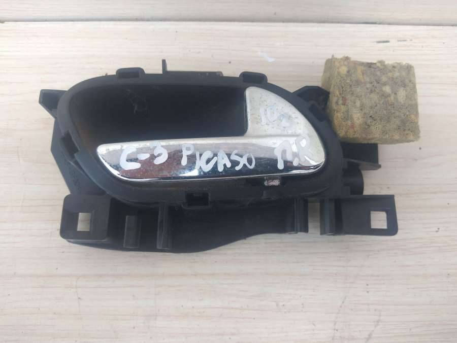 ручка внутренняя передняя правая Citroen C3 Picasso 1 поколение 2010, 1.6 л., дизель, минивэн - фото №1