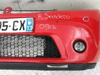бампер передний Renault Sandero 1 поколение 2009