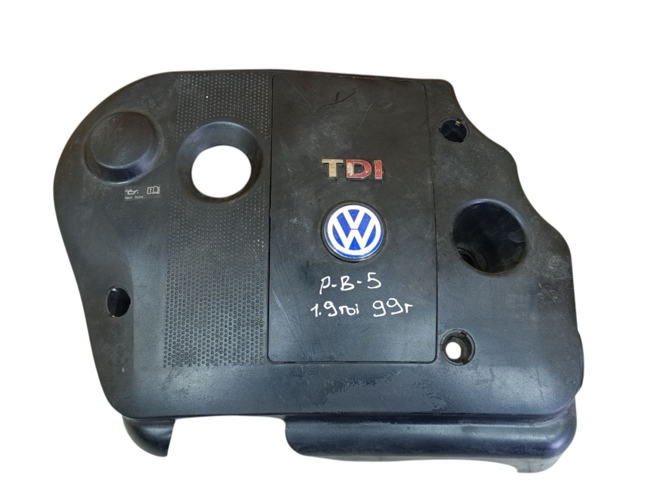 декоративная крышка двигателя Volkswagen Passat B5 1999, 1.9 л., дизель - фото №1