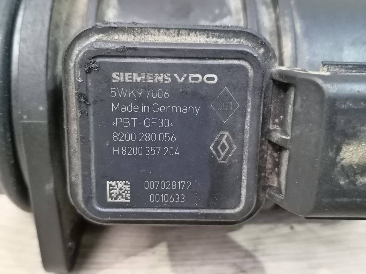 расходомер воздуха Renault Logan 1 поколение 2007, 1.5 л., дизель, 5WK97006 - фото №1
