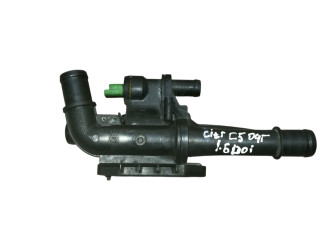 корпус термостата Citroen C5 1 поколение [рестайлинг] 2004, 1.6 л., дизель