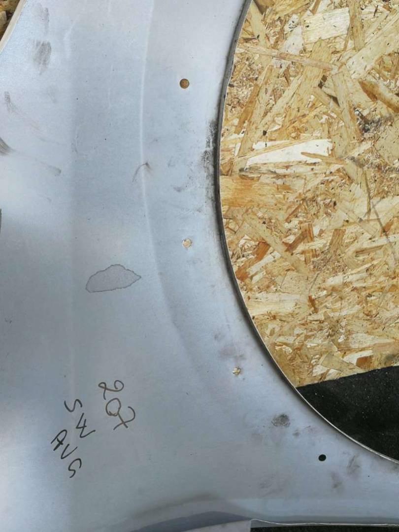 крыло переднее левое Peugeot 207 1 поколение 2008, универсал - фото №1