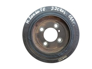 шкив коленвала Hyundai Santa Fe 2 поколение (CM) 2006, 2.2 л., дизель