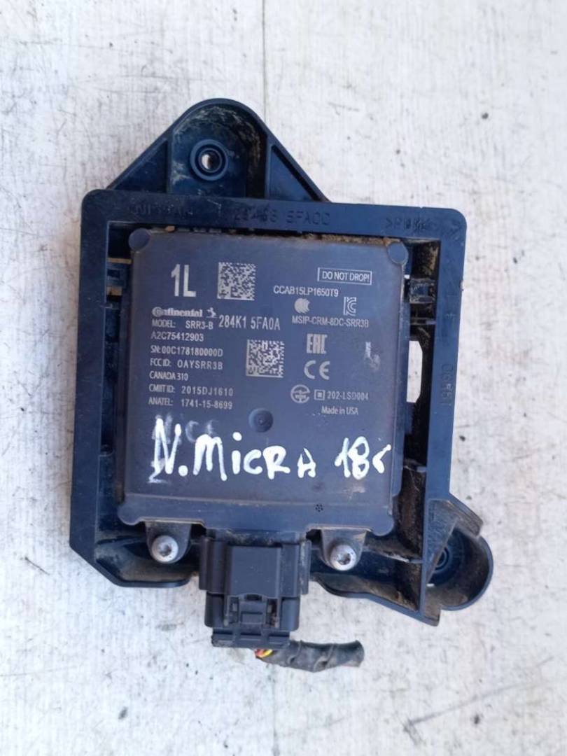 датчик мертвых (слепых) зон Nissan Micra 5 поколение K14 2018, 284K15FA0A - фото №1