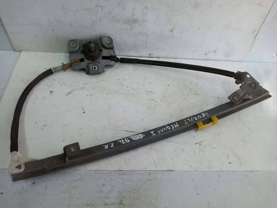 стеклоподъемник задний правый Renault Megane 1 поколение 1997, 1.9 л., дизель, хетчбэк 5 дв. - фото №1