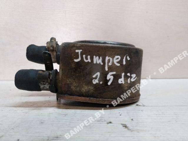 теплообменник масляного фильтра Citroen Jumper 1 поколение 2000, 2.5 л., дизель - фото №1