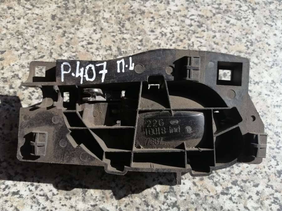 ручка внутренняя передняя левая Peugeot 407 1 поколение 2005, 2.0 л., HDi, дизель, седан - фото №1