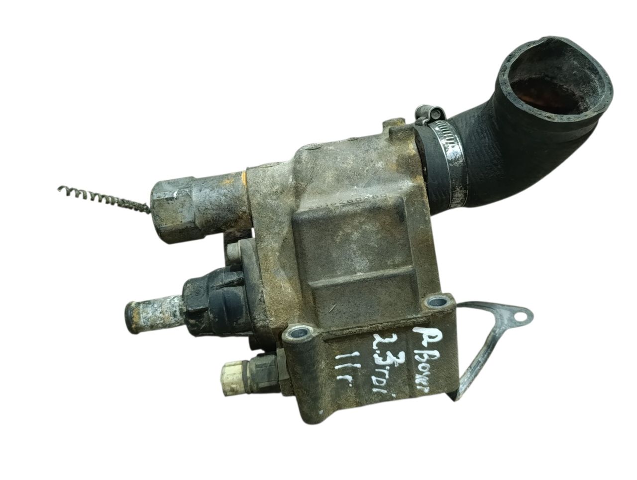 корпус термостата Peugeot Boxer 2 поколение 2011, 2.3 л., дизель - фото №1