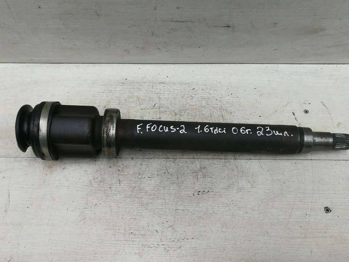 полуось передняя правая (приводной вал, ШРУС) Ford Focus 2 поколение 2006, 1.6 л., TDCi, дизель - фото №1