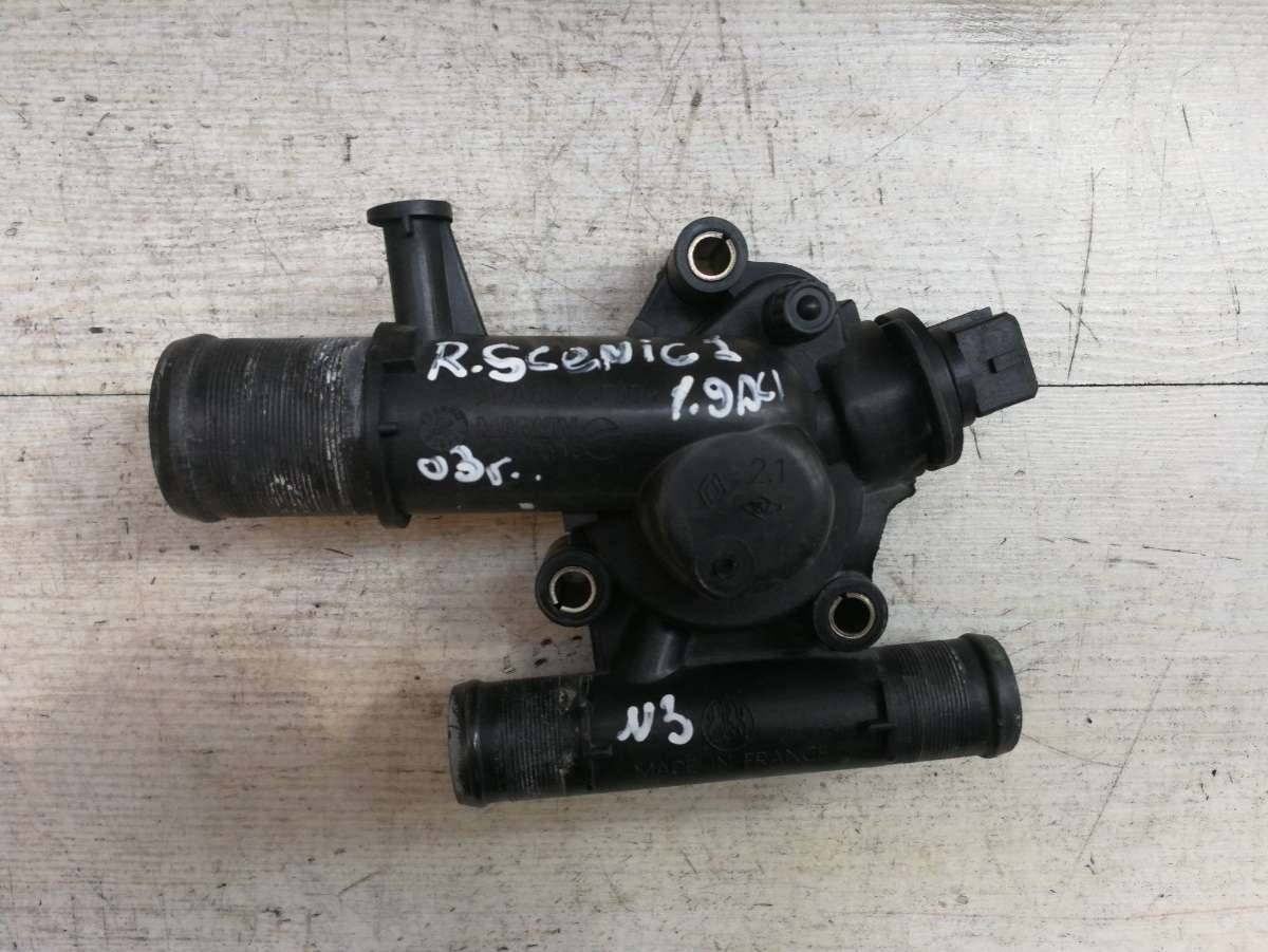 корпус термостата Renault Scenic 2 поколение 2004, DCi, DCi - фото №1