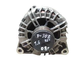 генератор Peugeot 308 T7 2008, 1.6 л., дизель