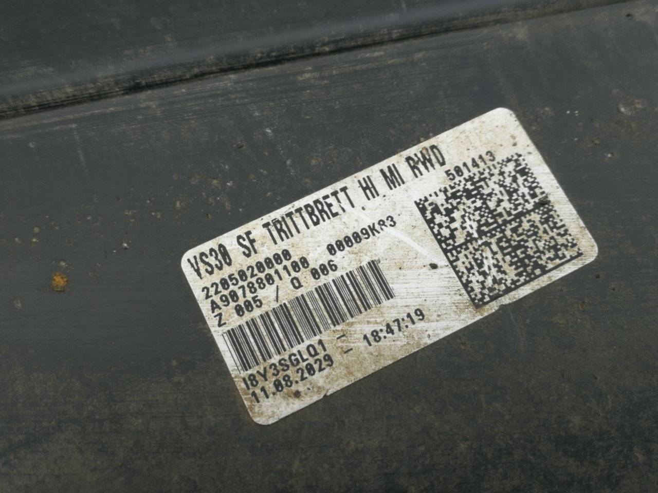 подножка Mercedes-Benz Sprinter W907/W910 2020 - фото №1