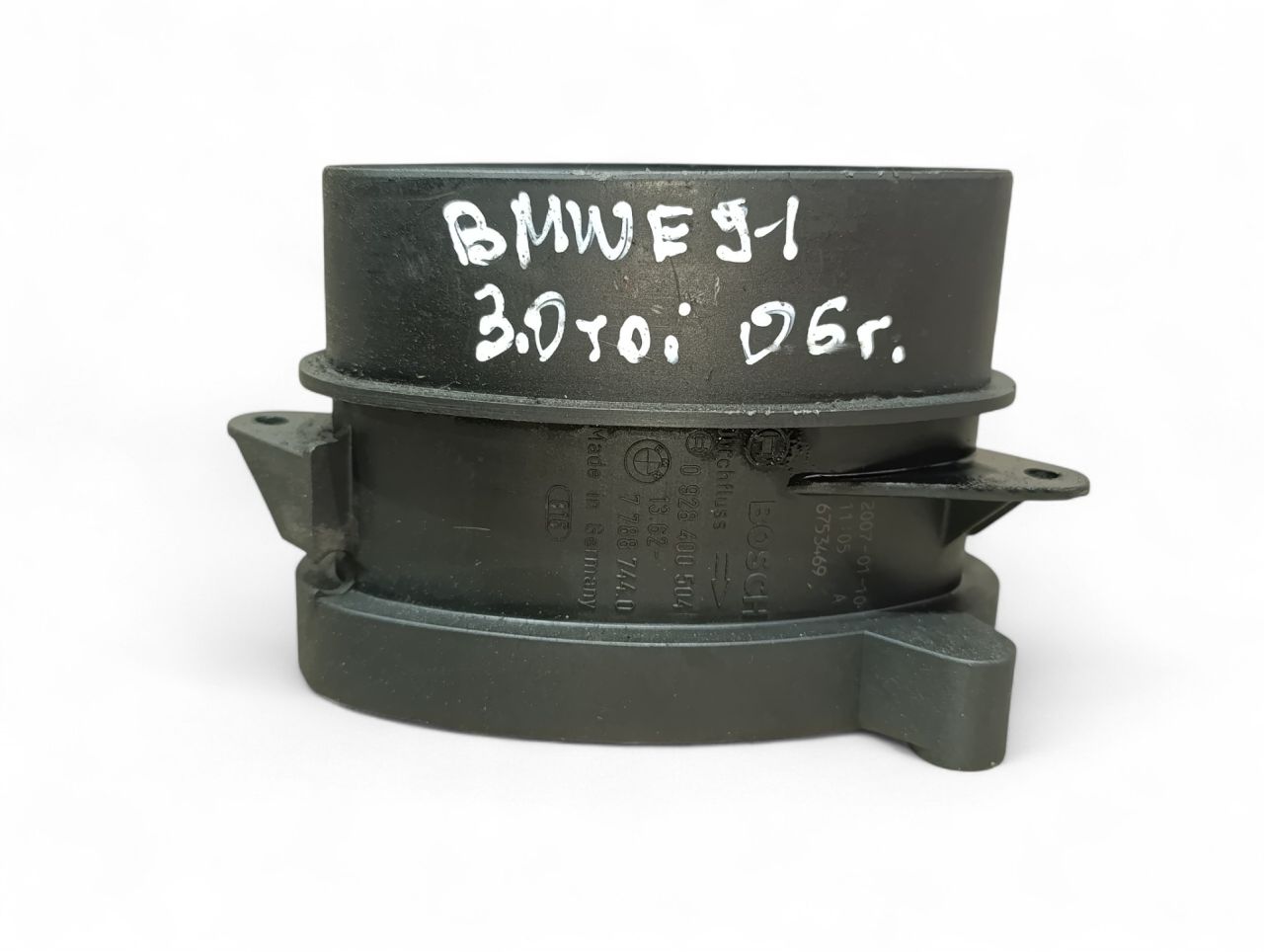 расходомер воздуха BMW 3 серия E90/E91/E92/E93 2006, 3.0 л., дизель, 0928400504 - фото №1