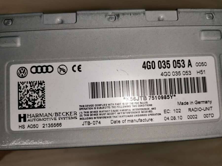 видеомодуль / TV-тюнер Volkswagen Touareg 2 поколение 2011, 3.0 л., дизель, хетчбэк 5 дв. - фото №1