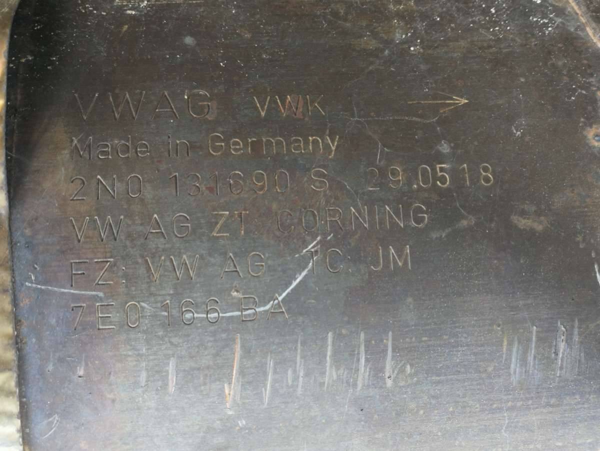 глушитель MAN TGE 2018, 2.0 л., TDi, дизель, 2N0131700B, 2N0131723H, 2N0131690S - фото №1