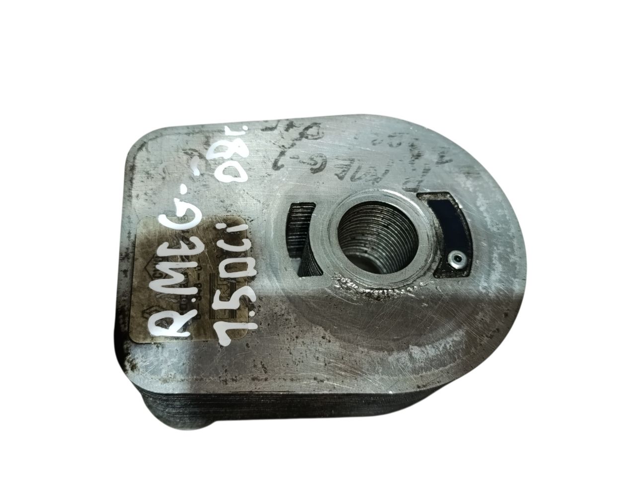 теплообменник масляного фильтра Renault Megane 2 поколение 2006, 1.5 л., дизель - фото №1