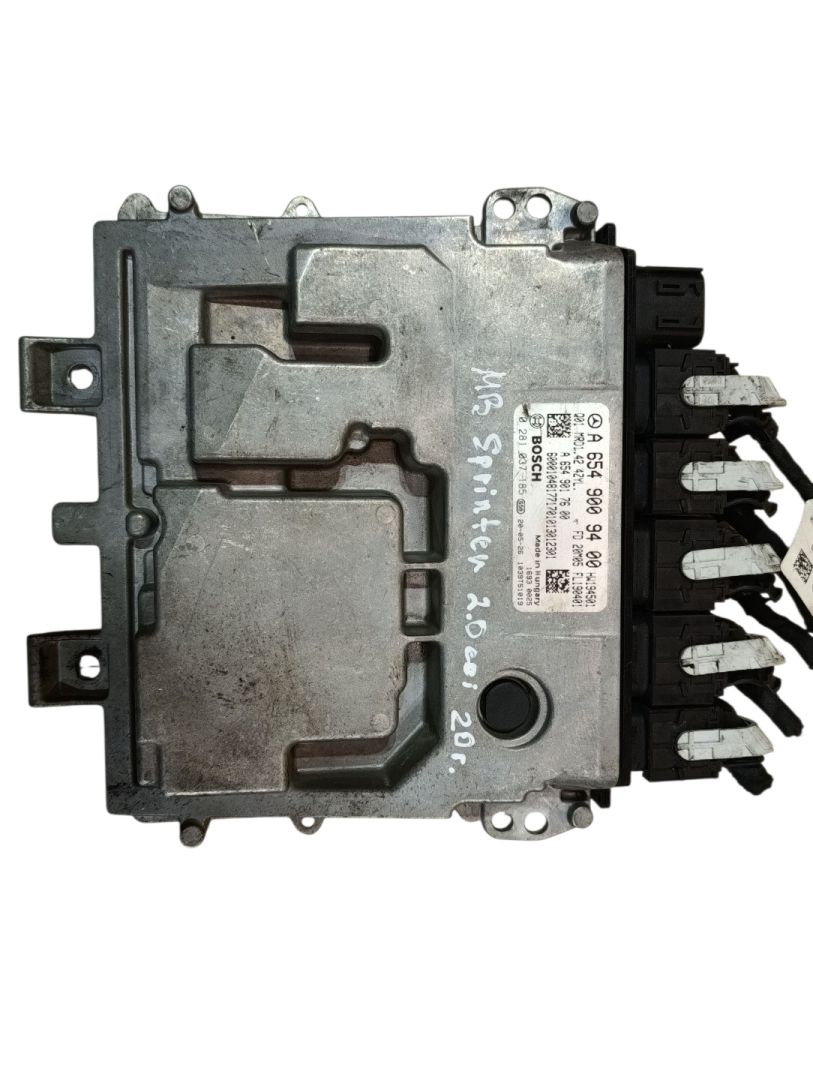 блок управления двигателем Mercedes-Benz Sprinter W907/W910 2020, 2.0 л., CDi, дизель, A6549009400, 0281037185 - фото №1