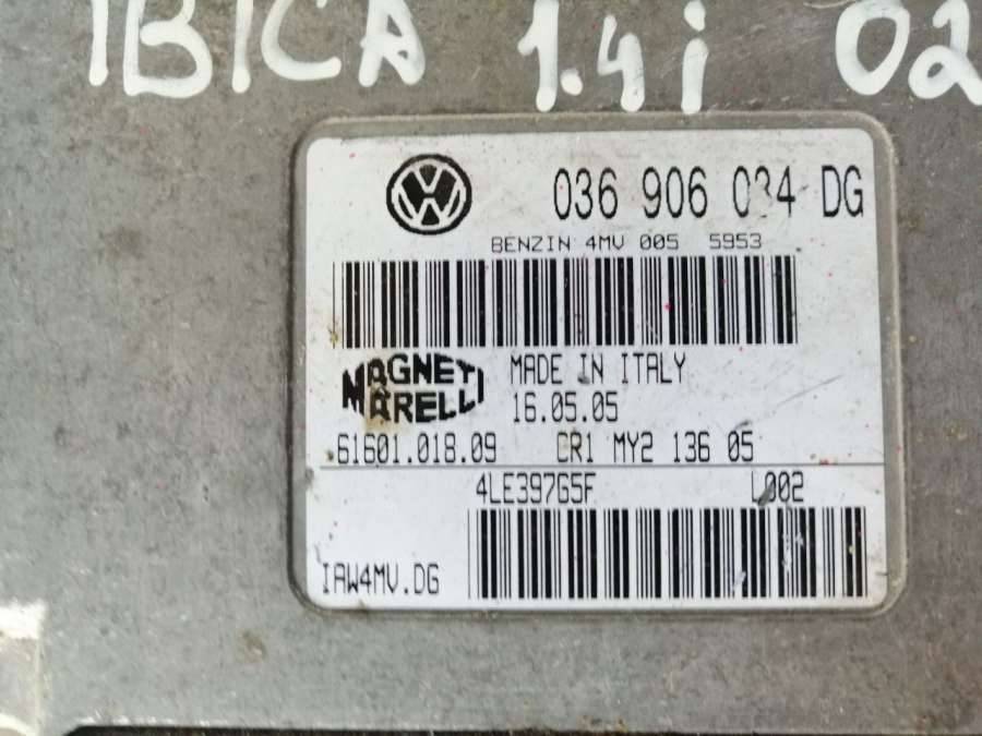 блок управления двигателем SEAT Ibiza 3 поколение 2005, 1.4 л., i, бензин, хетчбэк 5 дв. - фото №1