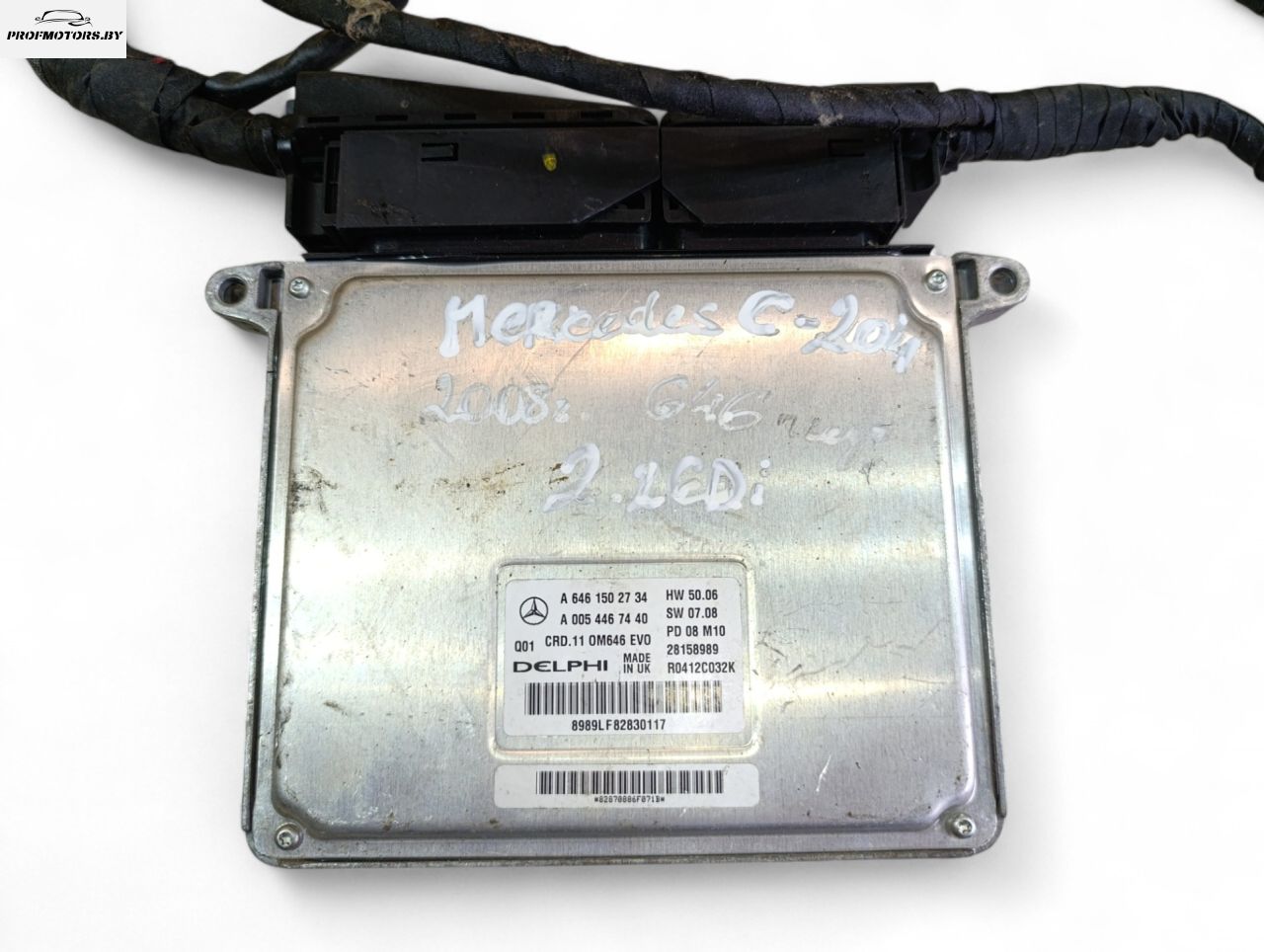 блок управления двигателем Mercedes-Benz C-Класс W204/S204 2008, 2.2 л., дизель, 6461502734 - фото №1
