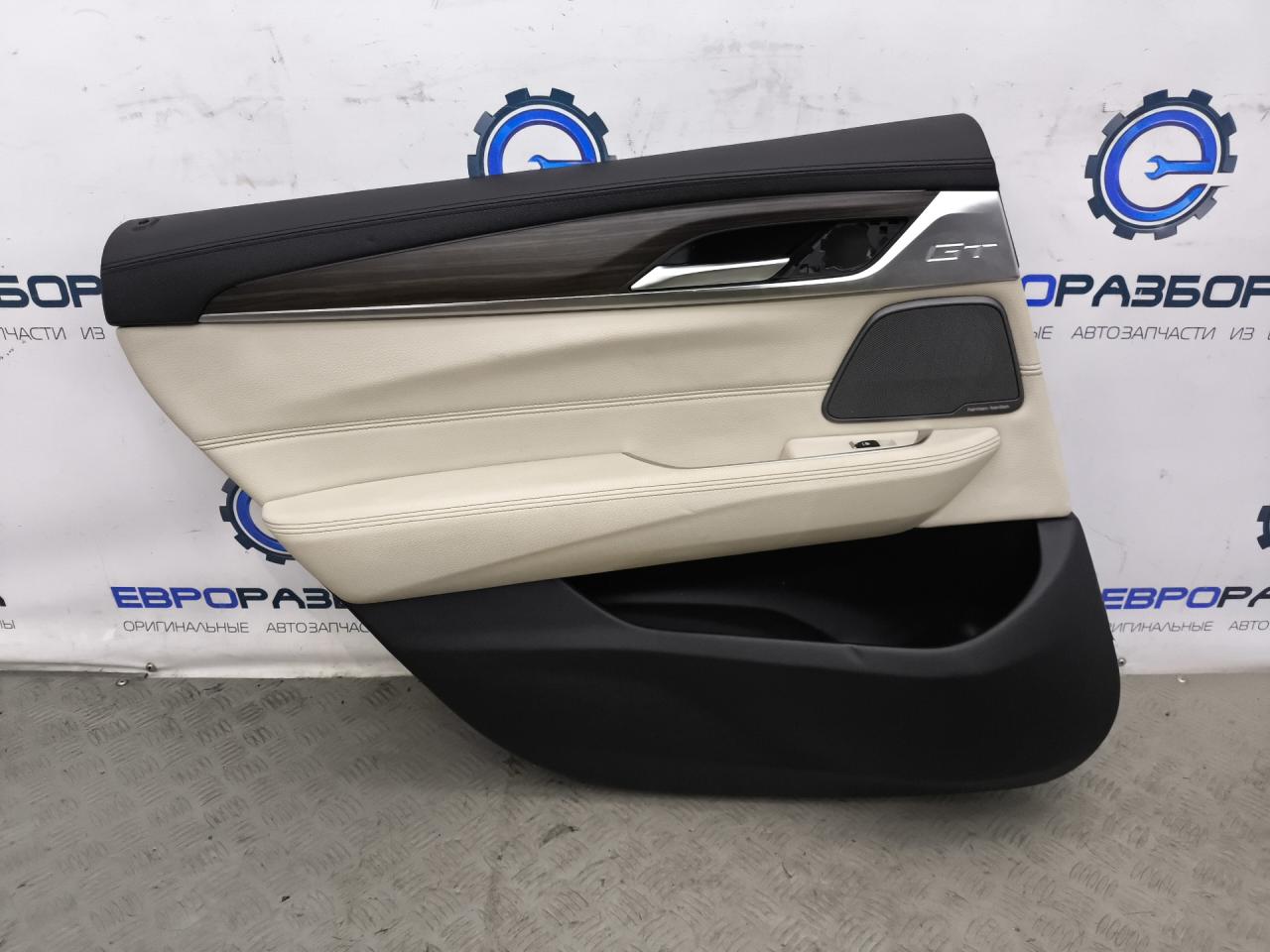 обшивка двери задняя левая BMW 6 GT G32 2017, 3.0 л., дизель, АКПП, полный привод, правый руль, 51427952409, 51427952410 - фото №1