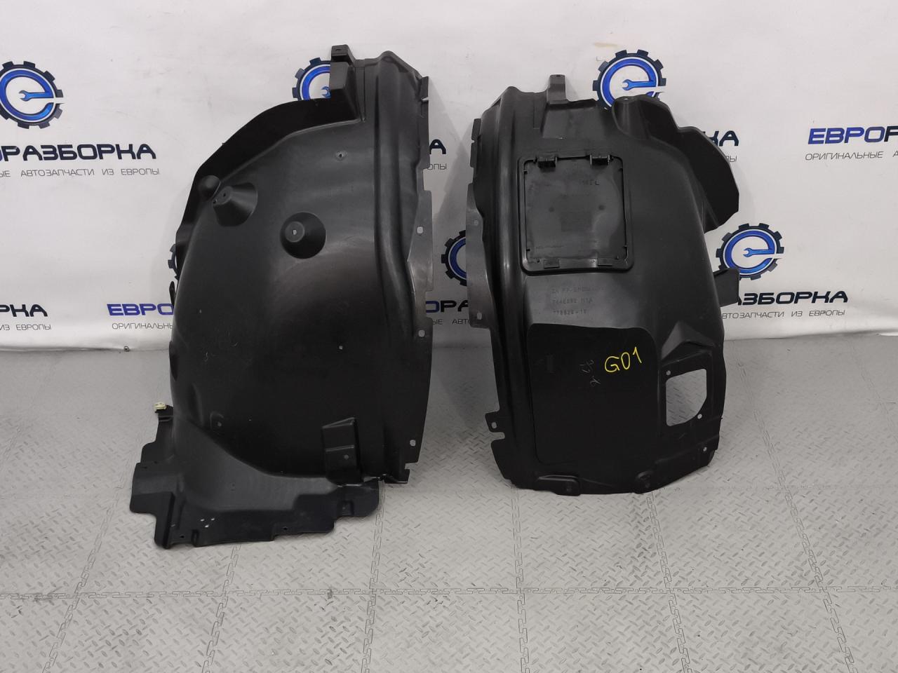 защита арок передняя правая (подкрылок) BMW X3 G01 2019, 2.0 л., B48 B20 A, бензин, АКПП, 475 black-sapphire metallic, полный привод, правый руль, 7445682, 7394816, 51717445682, 51717394816 - фото №1