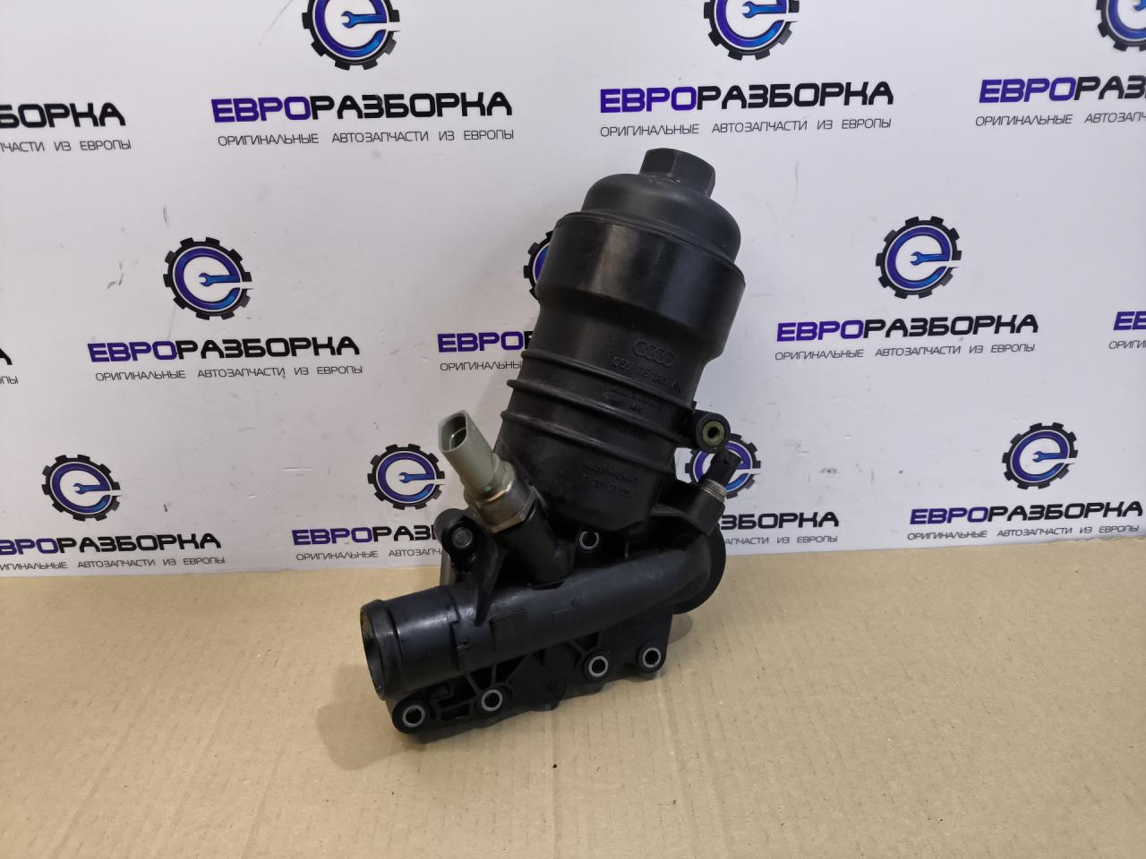 корпус масляного фильтра Audi Q7 4M 2018, 3.0 л., TDi, CZZ, дизель, АКПП, серый, внедорожник 5 дв., полный привод, правый руль, 059115389AK, 059115389AM - фото №1