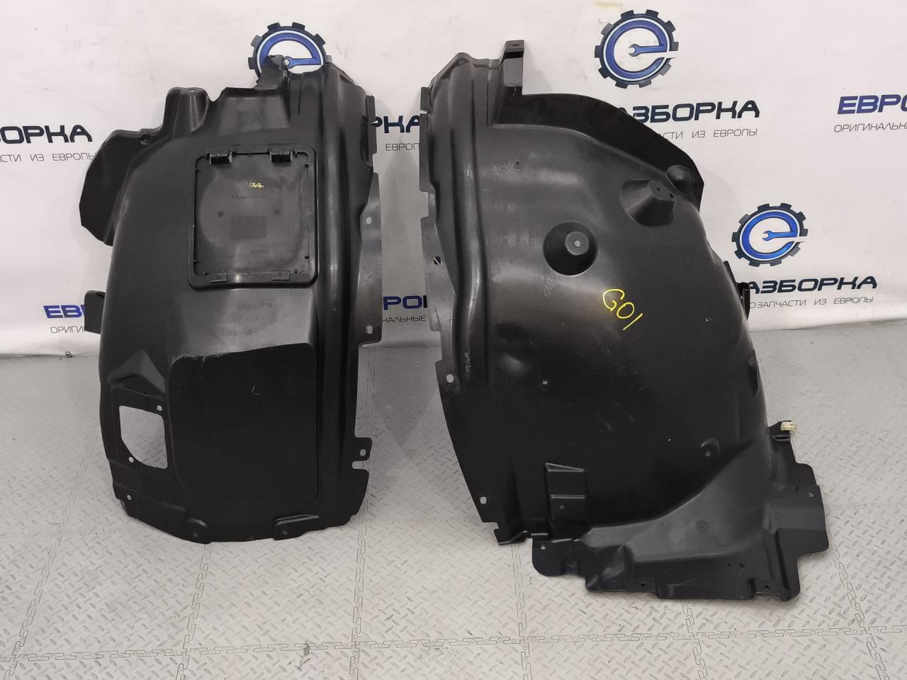 защита арок передняя левая (подкрылок) BMW X3 G01 2019, 2.0 л., B48 B20 A, бензин, АКПП, 475 black-sapphire metallic, полный привод, правый руль, 7445681, 7394815, 51717445681, 51717394815 - фото №1