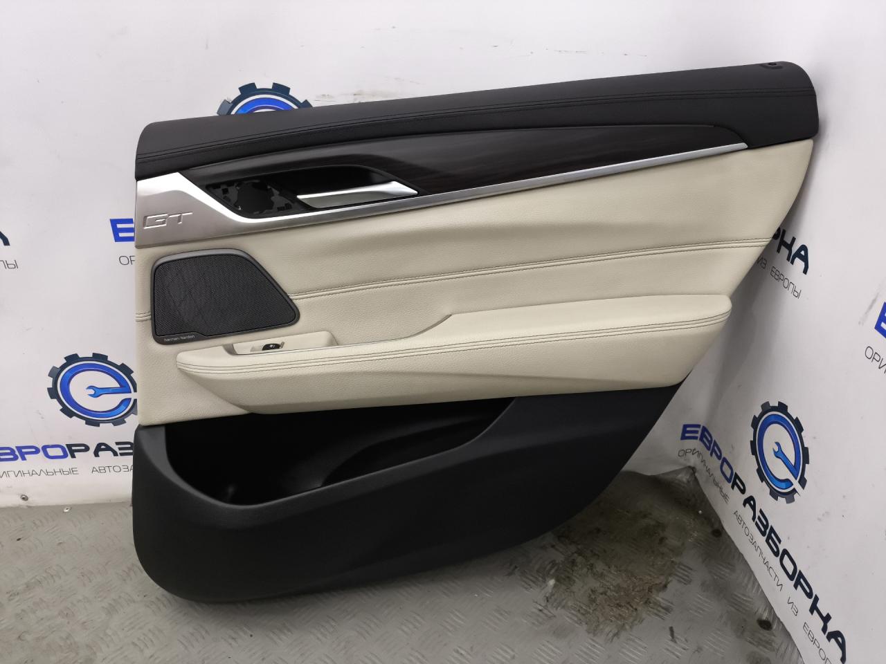 обшивка двери задняя правая BMW 6 GT G32 2017, 3.0 л., дизель, АКПП, полный привод, правый руль, 51427952410, 51427952411 - фото №1
