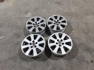 диск литой Toyota Camry 7 поколение XV40 ACV40 2009, 3.5 л., 2GR-FE, бензин, АКПП, серо-голубой, седан, передний привод