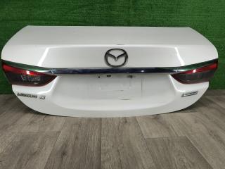 крышка багажника (дверь 3-5) Mazda 6 GJ [рестайлинг] GJ 2015, 2.5 л., PYY1, бензин, АКПП, белый, седан, передний привод
