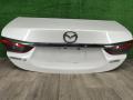 крышка багажника (дверь 3-5) Mazda 6 GJ [рестайлинг] GJ 2015, 2.5 л., PYY1, бензин, АКПП, белый, седан, передний привод - фото №2