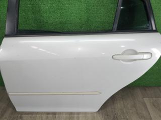 дверь задняя левая Mazda 6 1 поколение [рестайлинг] GG 2006, 23.0 л., бензин, белый, хетчбэк 5 дв.
