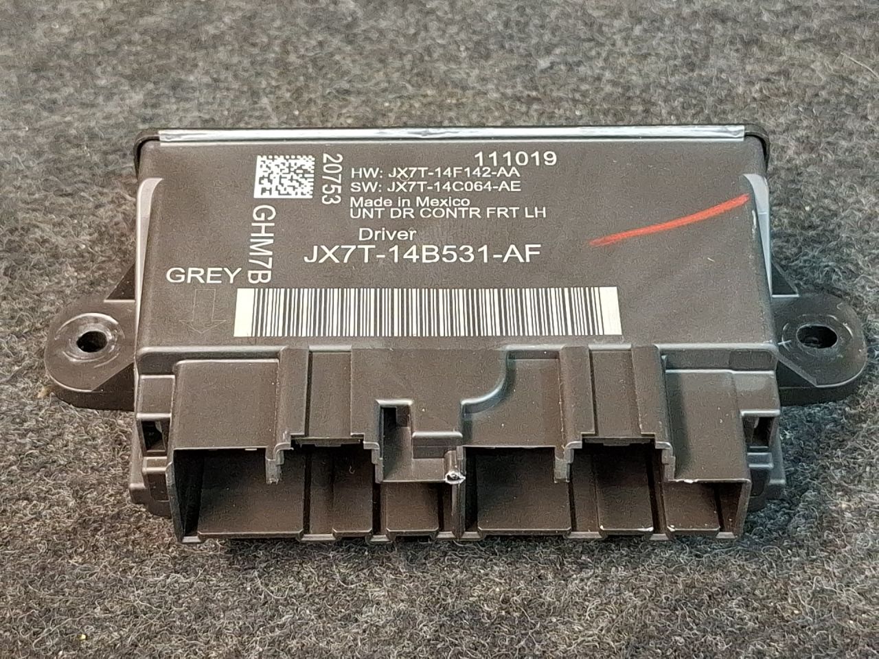 модуль управления двери Ford Explorer 6 поколение U625 2020, 3.0 л., бензин, АКПП, внедорожник 5 дв., полный привод, JX7T-14B531-AF - фото №1