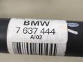полуось задняя (приводной вал, ШРУС) BMW 3 серия F30/F31/F34 F30 2013, 2.0 л., N20 B20 A, бензин, АКПП, черный, седан, полный привод, 7637444, A102 - фото №4