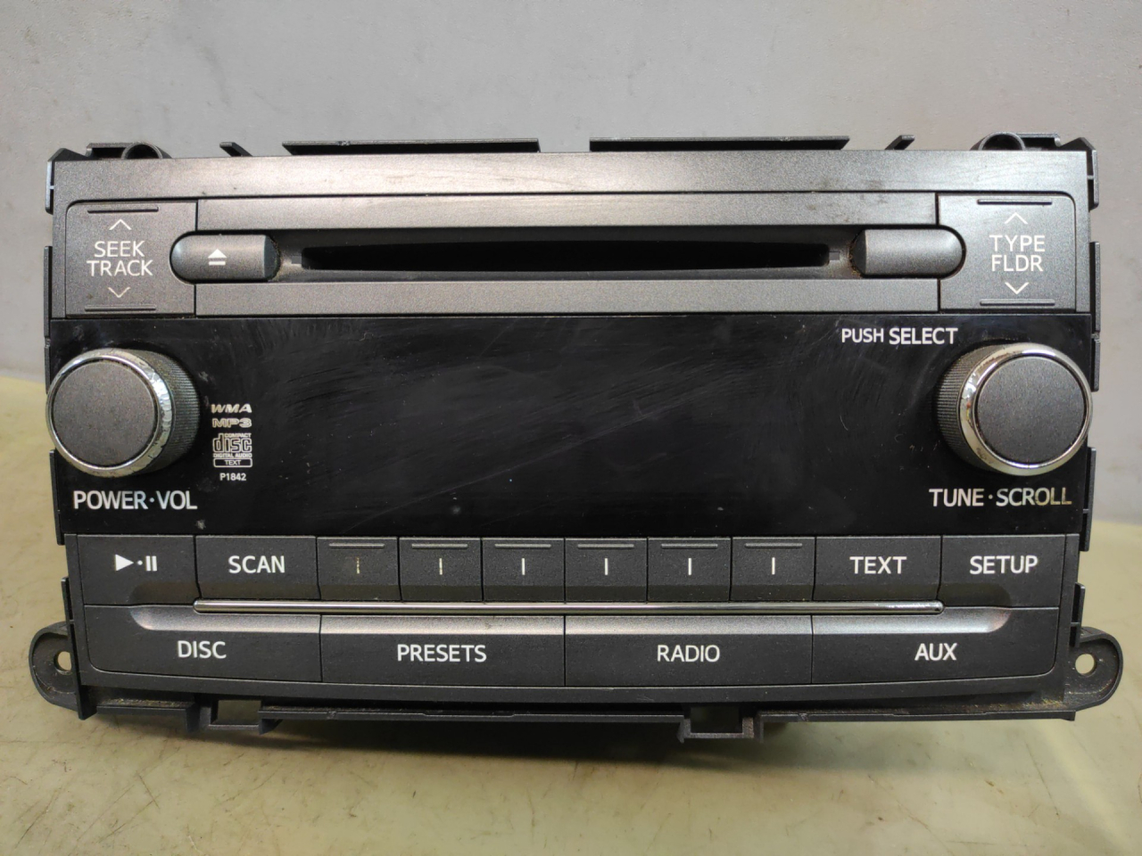 магнитола Toyota Sienna 3 поколение 2014, 3.5 л., 2GR-FE, бензин, АКПП, черный, передний привод, 8612008270, LKTM200844US - фото №1