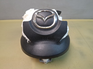 подушка безопасности водителя Mazda 6 3 поколение [рестайлинг] GJ 2016, 2.5 л., PYY1, бензин, АКПП, серый /42а, седан, передний привод
