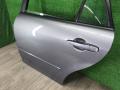 дверь задняя левая Mazda 6 1 поколение [рестайлинг] GY 2006, 2.0 л., RF7J, дизель, МКПП, серебристый - фото №4