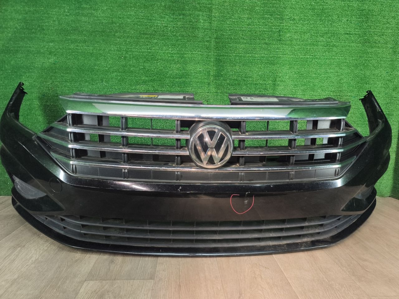 бампер передний Volkswagen Jetta 7 поколение 2021, 1.4 л., бензин, АКПП, передний привод - фото №1