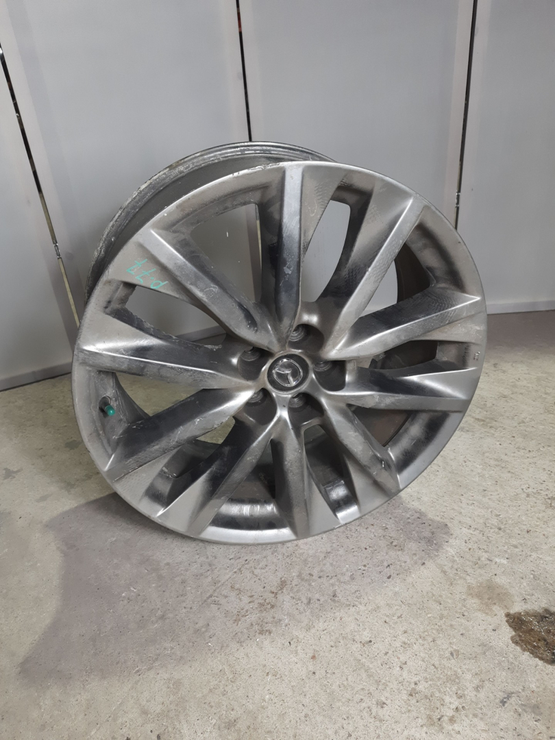 диск литой Mazda CX-9 2 поколение TC 2017, 2.5 л., PY-VPS, бензин, АКПП, серый, передний привод - фото №1