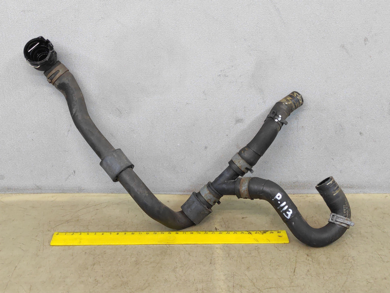 патрубок радиатора Volkswagen Jetta 7 поколение 2019, 1.4 л., бензин, АКПП, синий, седан, передний привод, 5Q0122051BD - фото №1