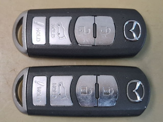 ключ Mazda CX-5 2 поколение KF 2018, 2.5 л., PYY1, бензин, АКПП, серый/46g, внедорожник 5 дв., полный привод