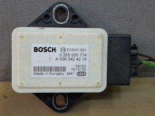 датчик ускорения Mercedes-Benz Sprinter 2 поколение (W906) 2007, 2.1 л., OM 646.701, дизель, МКПП, красный, A0065424218, 0265005774