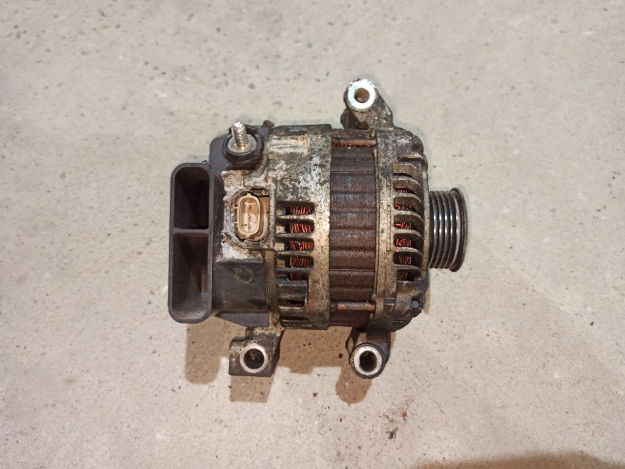 генератор Mazda CX-7 1 поколение ER 2008, 2.3 л., L3-VDT, бензин, АКПП, голубой/30s, полный привод - фото №1