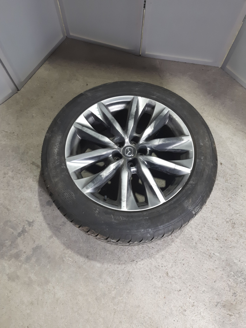 диск литой Mazda CX-9 2 поколение TC 2017, 2.5 л., PY-VPS, бензин, АКПП, серый, передний привод - фото №1