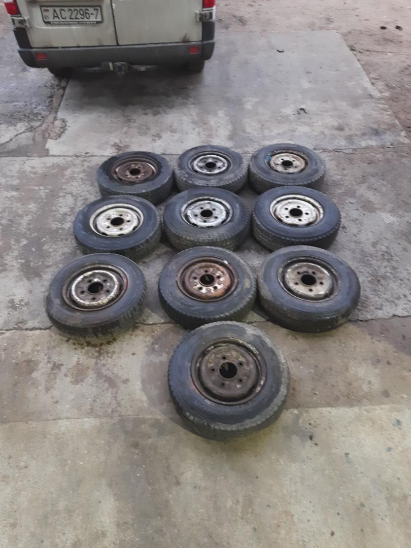 диск штампованный Volkswagen LT 1 поколение 1990, 2.4 л., дизель, МКПП - фото №1