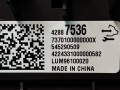 щиток приборов (приборная панель) Chevrolet Trax 2 поколение 2025, 1.2 л., бензин, АКПП, серый, хетчбэк 5 дв., передний привод, 42887536 - фото №6