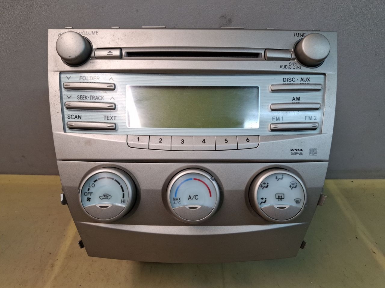 магнитола Toyota Camry 7 поколение XV40 ACV40 2009, 2.4 л., 2AZ-FE, бензин, АКПП, синий, седан, передний привод, 8612006182 - фото №1