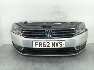 передняя часть (ноускат) Volkswagen Passat B7 2013, 2.0 л., TDi, CFFB, дизель, 6МКПП, серебристый, передний привод