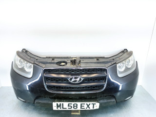 передняя часть (ноускат) Hyundai Santa Fe 2 поколение (CM) 2008, 2.2 л., CRDi, D4EB, дизель, АКПП, чёрный, внедорожник 5 дв., полный привод, правый руль, 86511-2B020, 86525-2B010, 86591-2B000, 86560-2B010, 64101-2B200, 92101-2B071, 92102-2B071, 865112B020, 641012B200